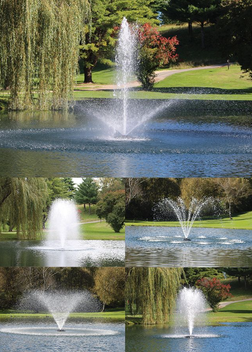 1/2HP Floating Aerating Fountain